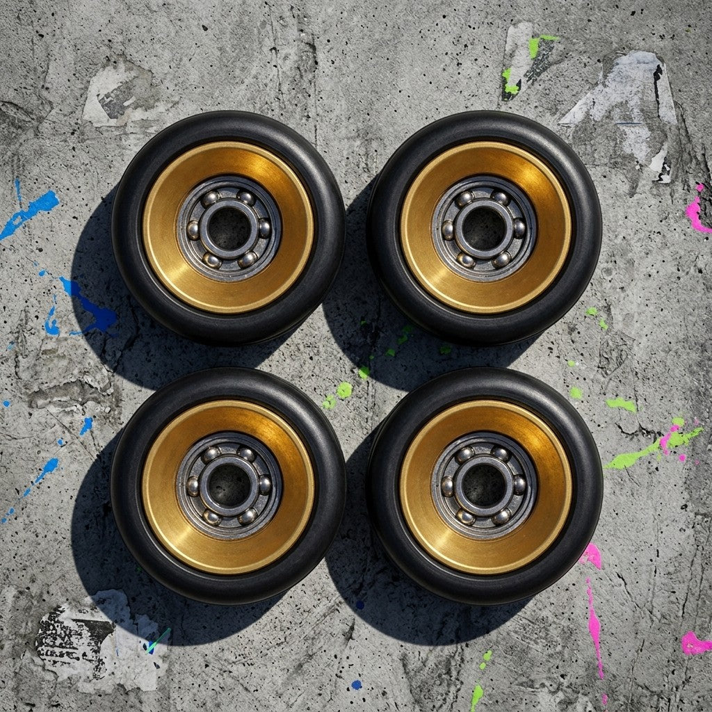 Premium Wheels - Gold - Set of 4